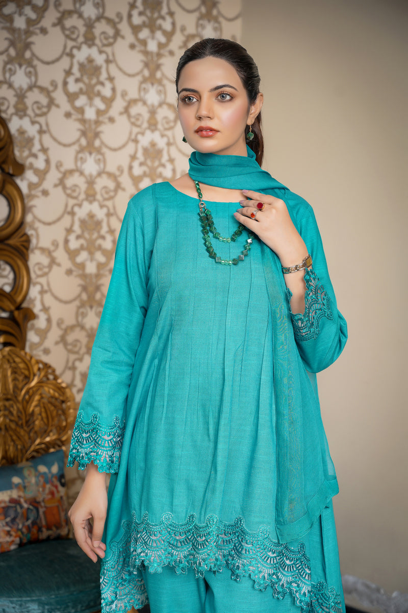Hoorain Basics | Slub Winter 23 | HB-GRN - Khanumjan  Pakistani Clothes and Designer Dresses in UK, USA