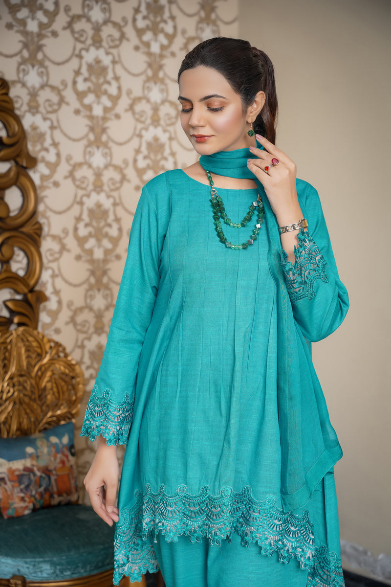 Hoorain Basics | Slub Winter 23 | HB-GRN - Khanumjan  Pakistani Clothes and Designer Dresses in UK, USA