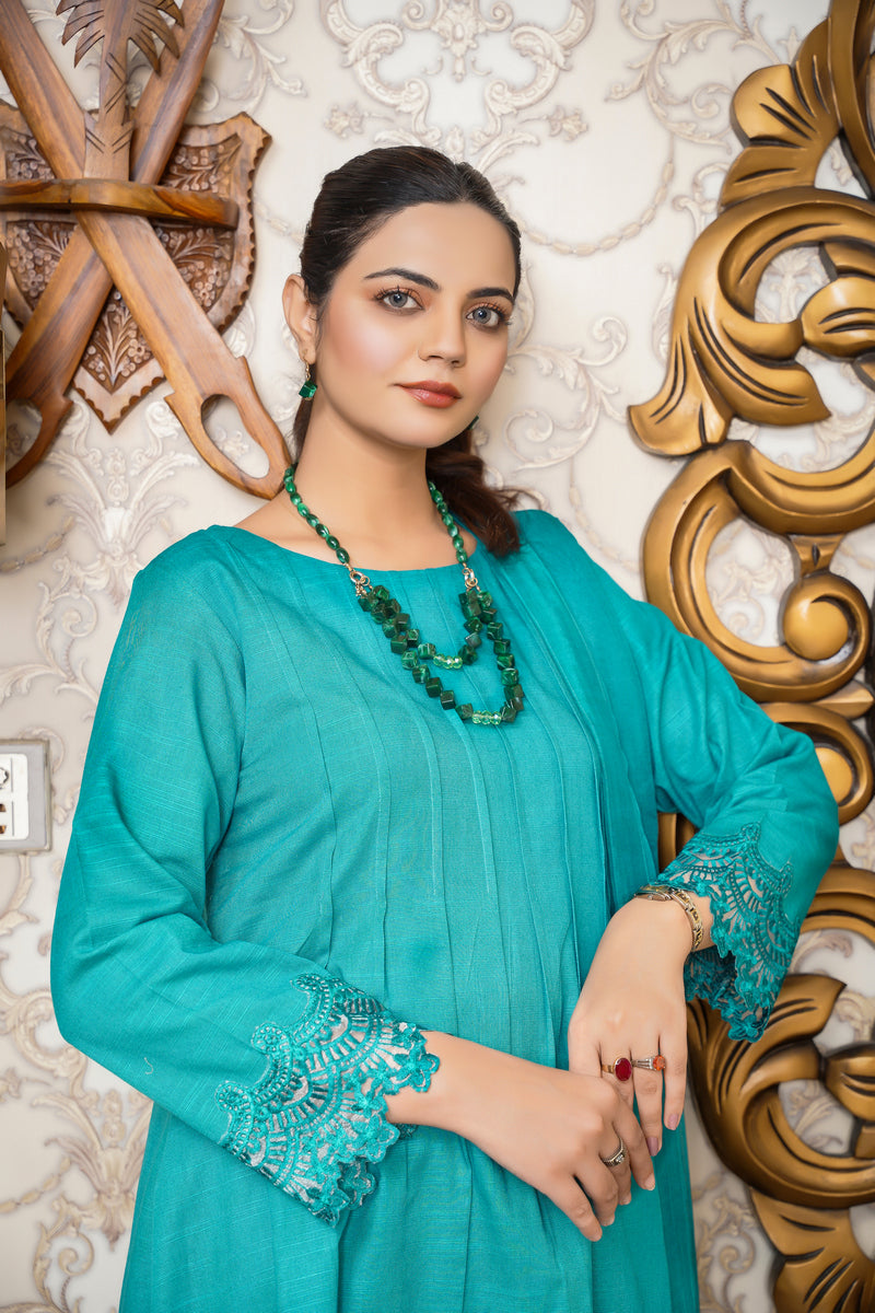 Hoorain Basics | Slub Winter 23 | HB-GRN - Khanumjan  Pakistani Clothes and Designer Dresses in UK, USA