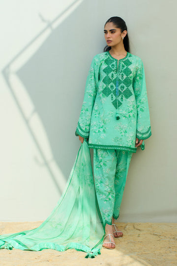 Sania Maskatiya | Luxury Lawn 25 | Azur (B)