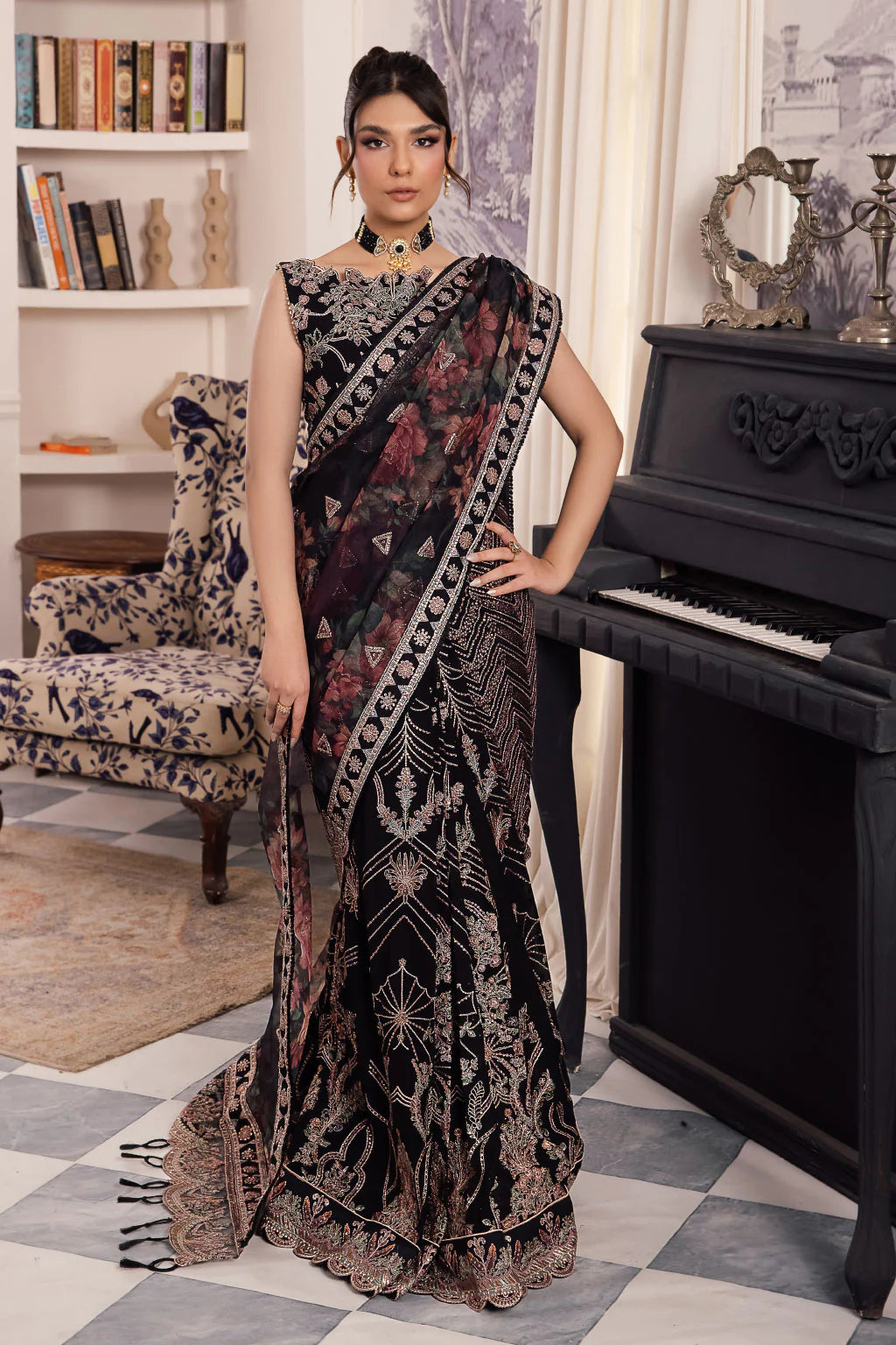 Iznik | Chinnon Chiffon | CC-32 KIAH - Khanumjan  Pakistani Clothes and Designer Dresses in UK, USA