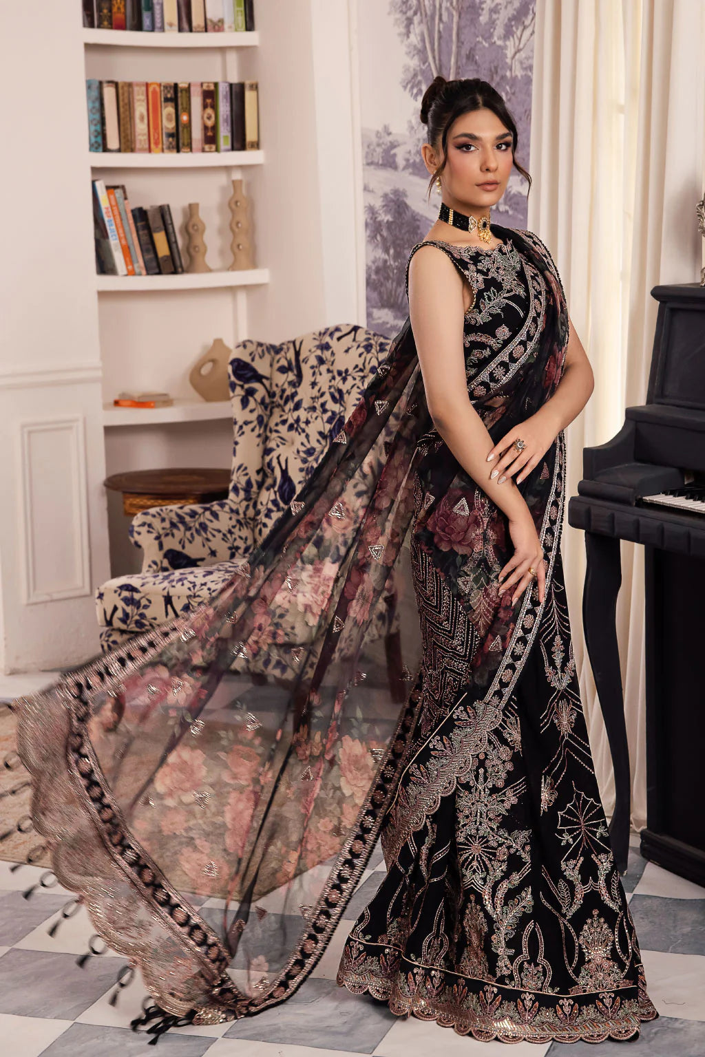 Iznik | Chinnon Chiffon | CC-32 KIAH - Khanumjan  Pakistani Clothes and Designer Dresses in UK, USA