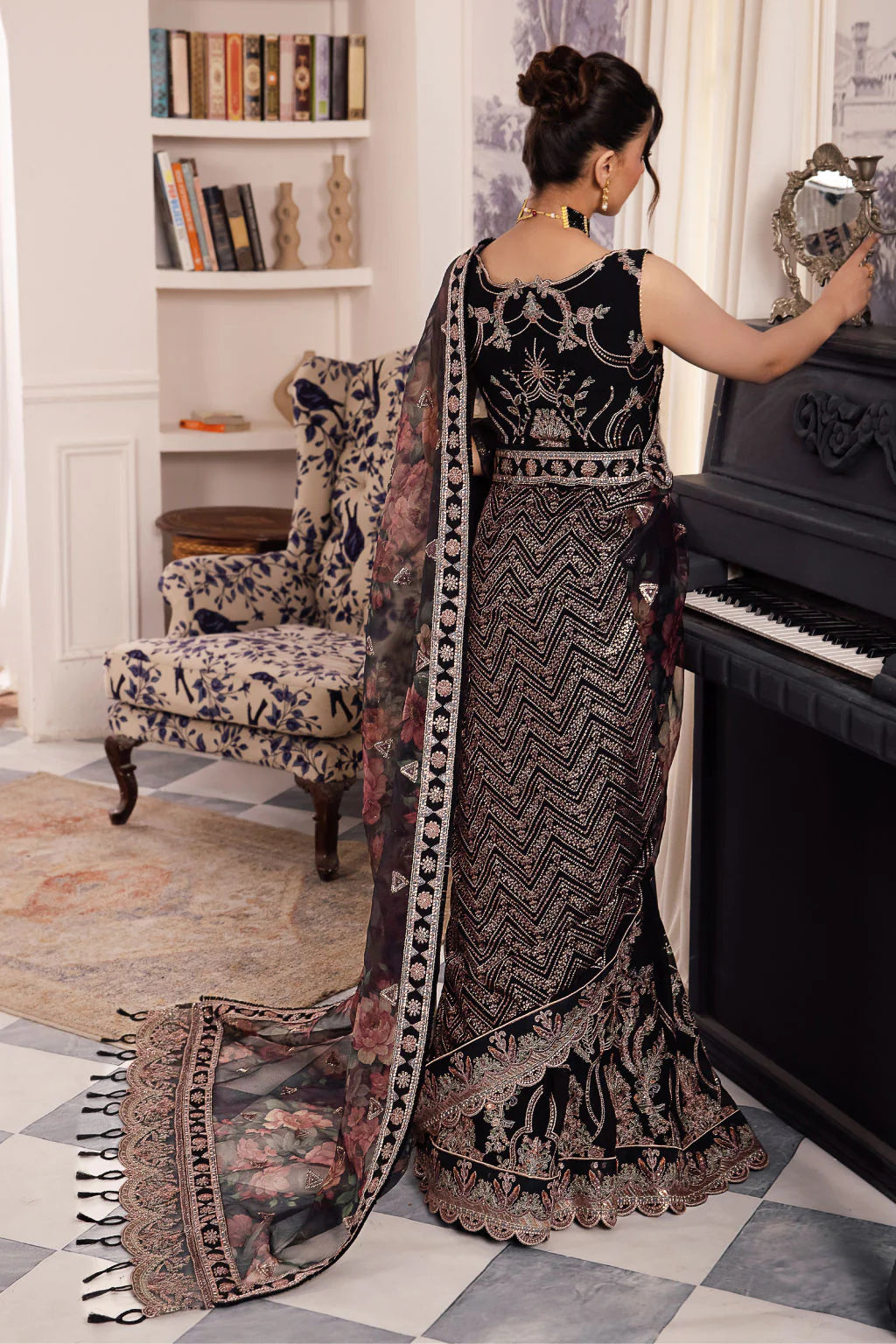 Iznik | Chinnon Chiffon | CC-32 KIAH - Khanumjan  Pakistani Clothes and Designer Dresses in UK, USA