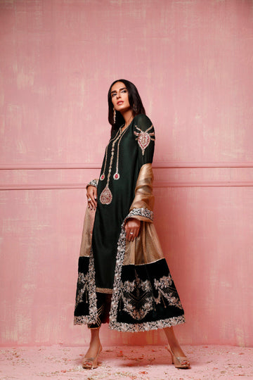 Wahajmkhan | Festive Fiesta Formals | THE JADE AFFAIR - Khanumjan Pakistani Clothes and Designer Dresses in UK, USA