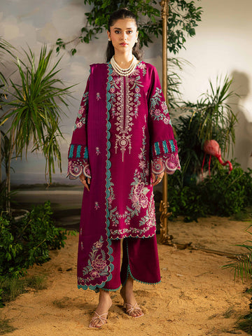 Mahnur | Kaia Slub Linen 25 | K - 09 | 3 PC LINEN