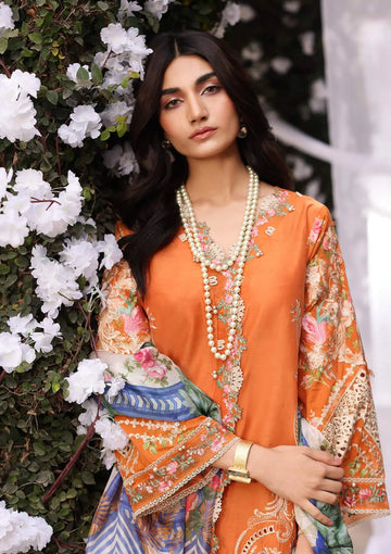 Kahf Premium | Festive Lawn 24 | KFL-10 MAYA - Khanumjan Pakistani Clothes and Designer Dresses in UK, USA