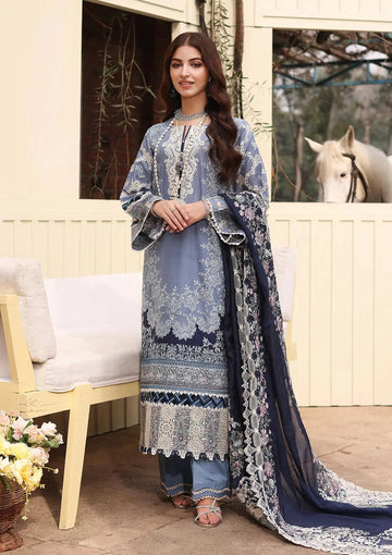 Kahf Premium | Festive Lawn 24 |KFL-04 KINZA - Khanumjan Pakistani Clothes and Designer Dresses in UK, USA