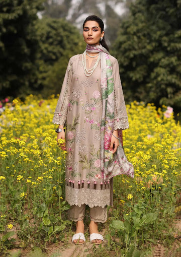 Kahf Premium | Festive Lawn 24 | KFL-12 HEER - Khanumjan Pakistani Clothes and Designer Dresses in UK, USA