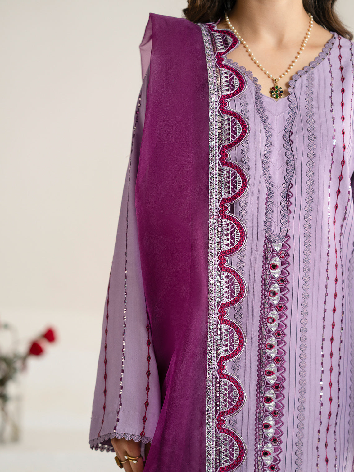 Fozia Khalid | Eid Edit 24 | Selin - Khanumjan  Pakistani Clothes and Designer Dresses in UK, USA