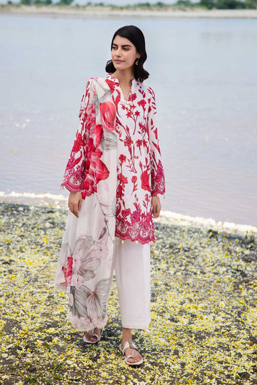 Maria b | M Basics Lawn | 405-A - Khanumjan Pakistani Clothes and Designer Dresses in UK, USA