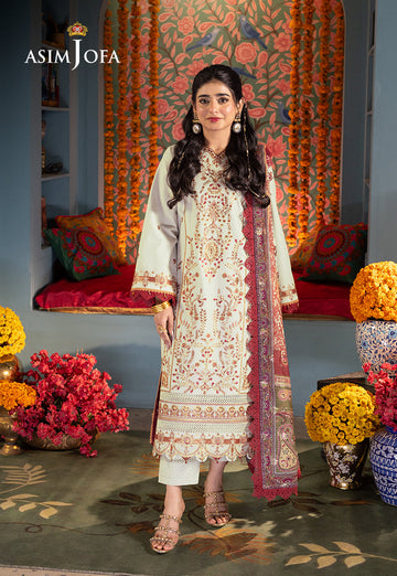 Asim Jofa | Asra Festive Essentials | AJRA-09 - Khanumjan Pakistani Clothes and Designer Dresses in UK, USA