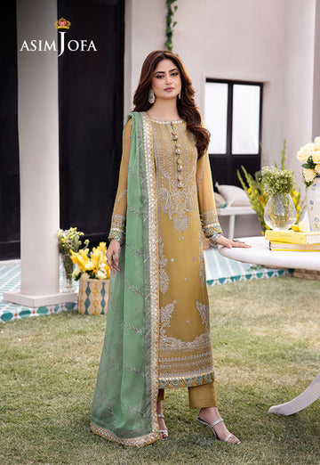 Asim Jofa | Dhanak Rang Collection | AJCF-16 - Khanumjan Pakistani Clothes and Designer Dresses in UK, USA