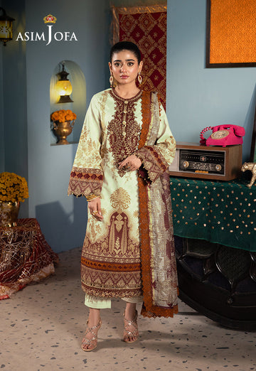 Asim Jofa | Asra Festive Essentials | AJRA-05 - Khanumjan Pakistani Clothes and Designer Dresses in UK, USA