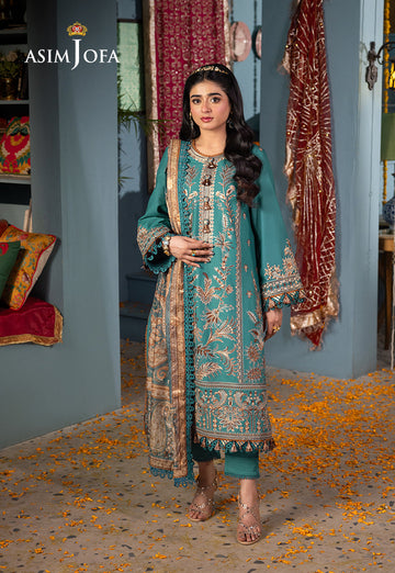 Asim Jofa | Asra Festive Essentials | AJRA-10 - Khanumjan Pakistani Clothes and Designer Dresses in UK, USA