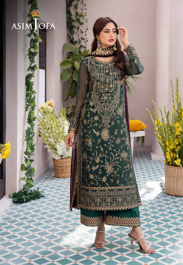 Asim Jofa | Dhanak Rang Collection | AJCF-10 - Khanumjan Pakistani Clothes and Designer Dresses in UK, USA