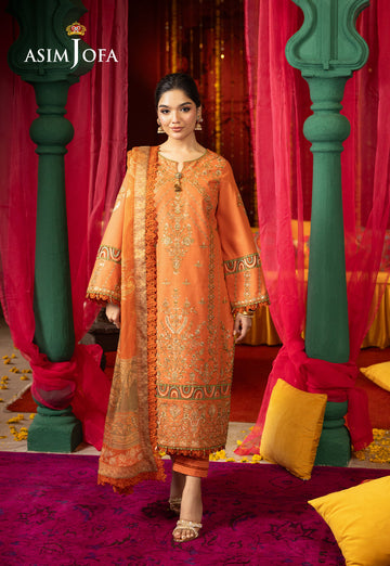 Asim Jofa | Asra Festive Essentials | AJRA-14 - Khanumjan Pakistani Clothes and Designer Dresses in UK, USA