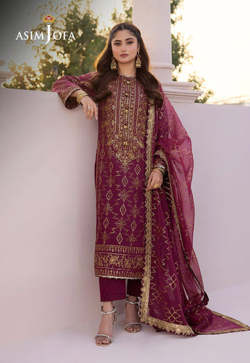 Asim Jofa | Dhanak Rang Collection | AJCF-05 - Khanumjan Pakistani Clothes and Designer Dresses in UK, USA