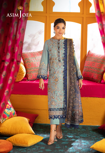 Asim Jofa | Asra Festive Essentials | AJRA-12 - Khanumjan Pakistani Clothes and Designer Dresses in UK, USA