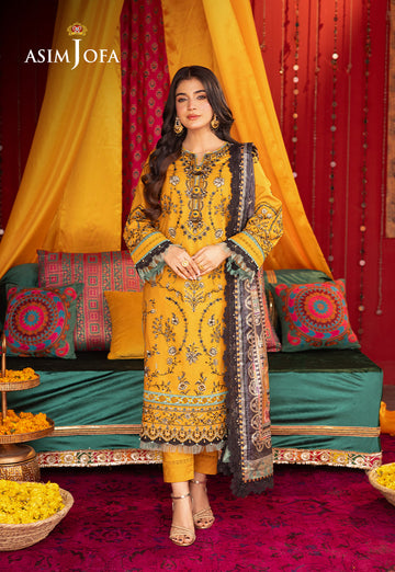 Asim Jofa | Asra Festive Essentials | AJRA-07 - Khanumjan Pakistani Clothes and Designer Dresses in UK, USA