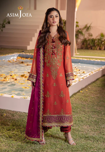 Asim Jofa | Dhanak Rang Collection | AJCF-24 - Khanumjan Pakistani Clothes and Designer Dresses in UK, USA
