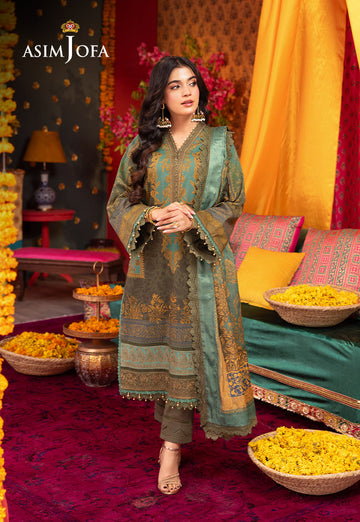 Asim Jofa | Asra Festive Essentials | AJRA-06 - Khanumjan Pakistani Clothes and Designer Dresses in UK, USA