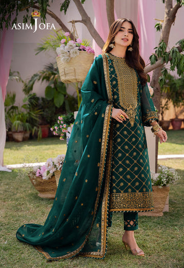 Asim Jofa | Dhanak Rang Collection | AJCF-03 - Khanumjan Pakistani Clothes and Designer Dresses in UK, USA