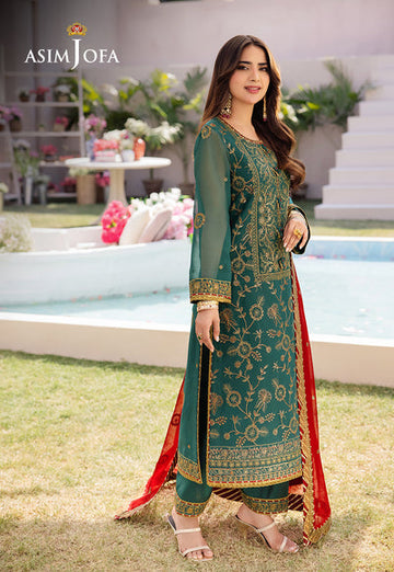 Asim Jofa | Dhanak Rang Collection | AJCF-11 - Khanumjan Pakistani Clothes and Designer Dresses in UK, USA