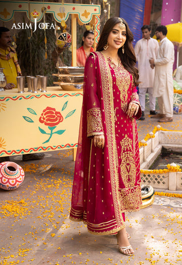 Asim Jofa | Chamak Damak Festive 24 | AJCD-21 - Khanumjan Pakistani Clothes and Designer Dresses in UK, USA