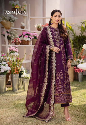 Asim Jofa | Dhanak Rang Collection | AJCF-22 - Khanumjan Pakistani Clothes and Designer Dresses in UK, USA