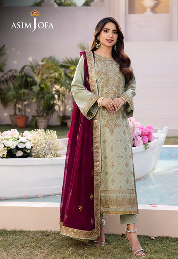 Asim Jofa | Dhanak Rang Collection | AJCF-06 - Khanumjan Pakistani Clothes and Designer Dresses in UK, USA