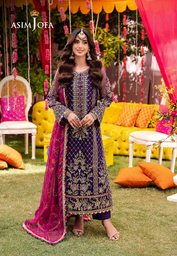 Asim Jofa | Jag Mag Formals | AJMJ-14 - Khanumjan Pakistani Clothes and Designer Dresses in UK, USA