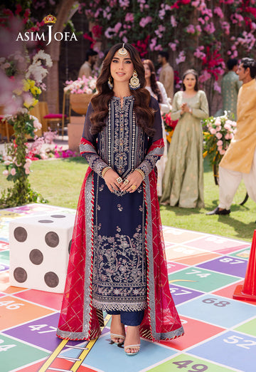 Asim Jofa | Jag Mag Formals | AJMJ-07 - Khanumjan Pakistani Clothes and Designer Dresses in UK, USA