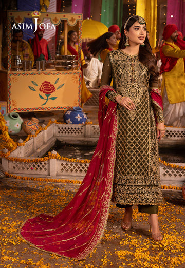 Asim Jofa | Chamak Damak Festive 24 | AJCD-27 - Khanumjan  Pakistani Clothes and Designer Dresses in UK, USA
