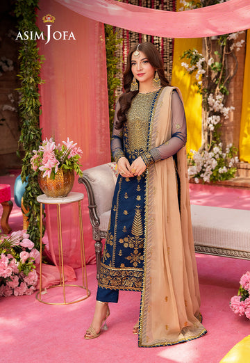 Asim Jofa | Jag Mag Formals | AJMJ-26 - Khanumjan Pakistani Clothes and Designer Dresses in UK, USA