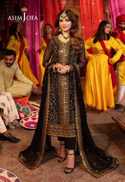 Asim Jofa | Chamak Damak Festive 24 | AJCD-19 - Khanumjan  Pakistani Clothes and Designer Dresses in UK, USA