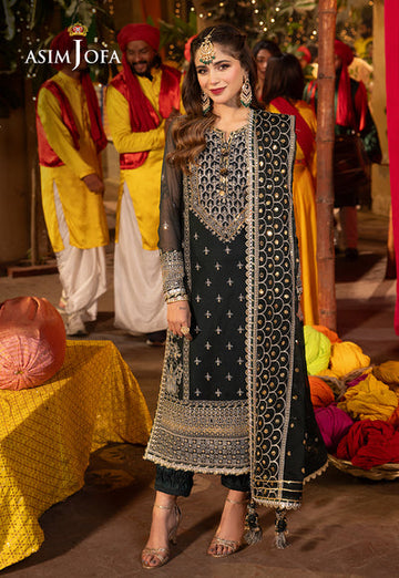 Asim Jofa | Chamak Damak Festive 24 | AJCD-06 - Khanumjan Pakistani Clothes and Designer Dresses in UK, USA