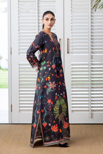 Mina Hassan | Signature Prints | Midnight Chic Kaftan