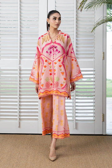 Mina Hassan | Signature Prints | Pink Aura