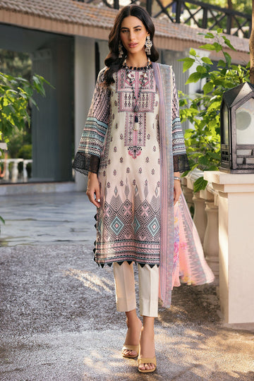 Motifz | Amal Luxury Lawn | 3293 - Khanumjan Pakistani Clothes and Designer Dresses in UK, USA