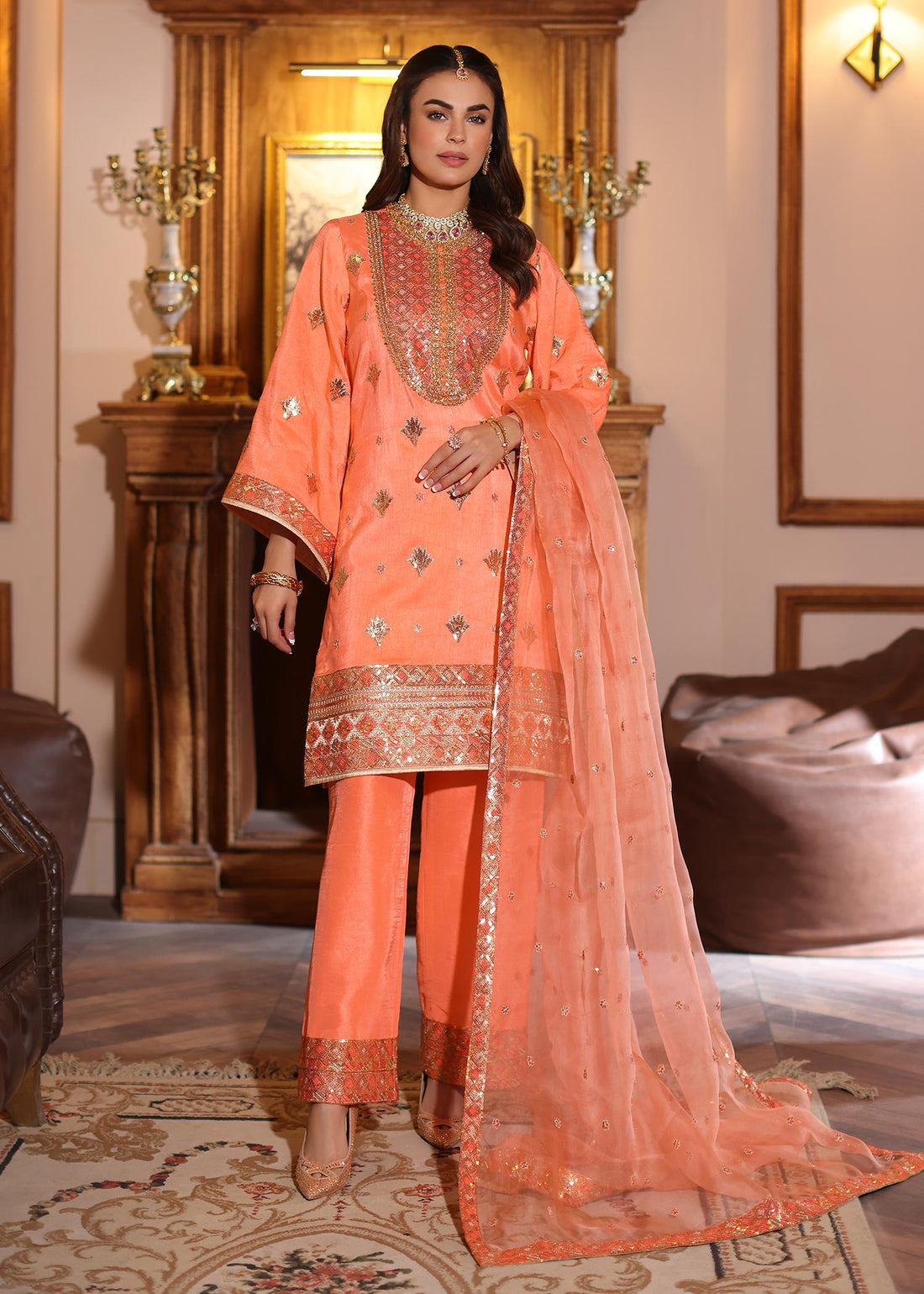 Waqas Shah | Meh-E-Nur | BLUSH - Khanumjan  Pakistani Clothes and Designer Dresses in UK, USA