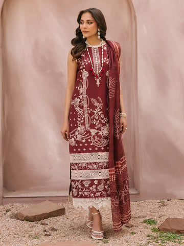 Mahnur | Masakali Luxury Lawn 24 | MK 02 - B - Khanumjan Pakistani Clothes and Designer Dresses in UK, USA