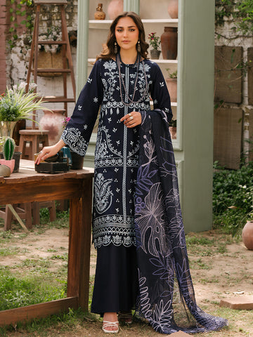 Mahnur | Masakali Luxury Lawn 24 | MK 03 - B - Khanumjan Pakistani Clothes and Designer Dresses in UK, USA