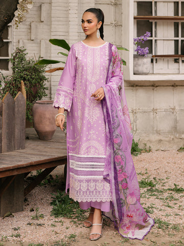 Mahnur | Masakali Luxury Lawn 24 | MK 05 - B - Khanumjan Pakistani Clothes and Designer Dresses in UK, USA