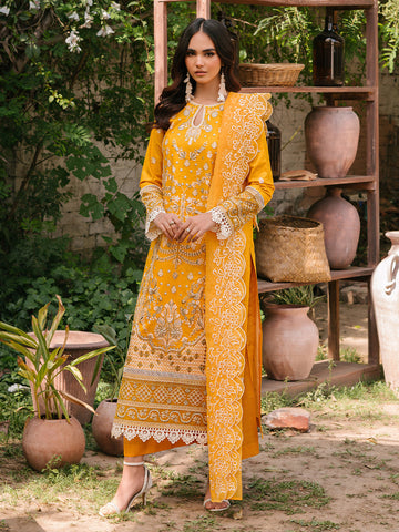 Mahnur | Masakali Luxury Lawn 24 | MK 06 - A - Khanumjan Pakistani Clothes and Designer Dresses in UK, USA