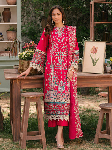 Mahnur | Masakali Luxury Lawn 24 | MK 06 - B - Khanumjan Pakistani Clothes and Designer Dresses in UK, USA