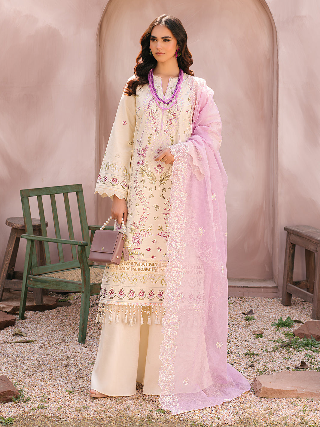 Mahnur | Masakali Luxury Lawn 24 | MK 01 - B - Khanumjan  Pakistani Clothes and Designer Dresses in UK, USA