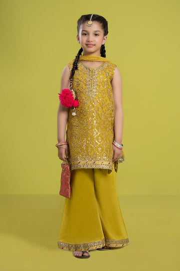 Maria B | Girls Eid Collection | MKS-EF24-14 - Khanumjan Pakistani Clothes and Designer Dresses in UK, USA