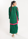 Maria Osama Khan | Claire Pleated Silk | Ivy - Khanumjan  Pakistani Clothes and Designer Dresses in UK, USA