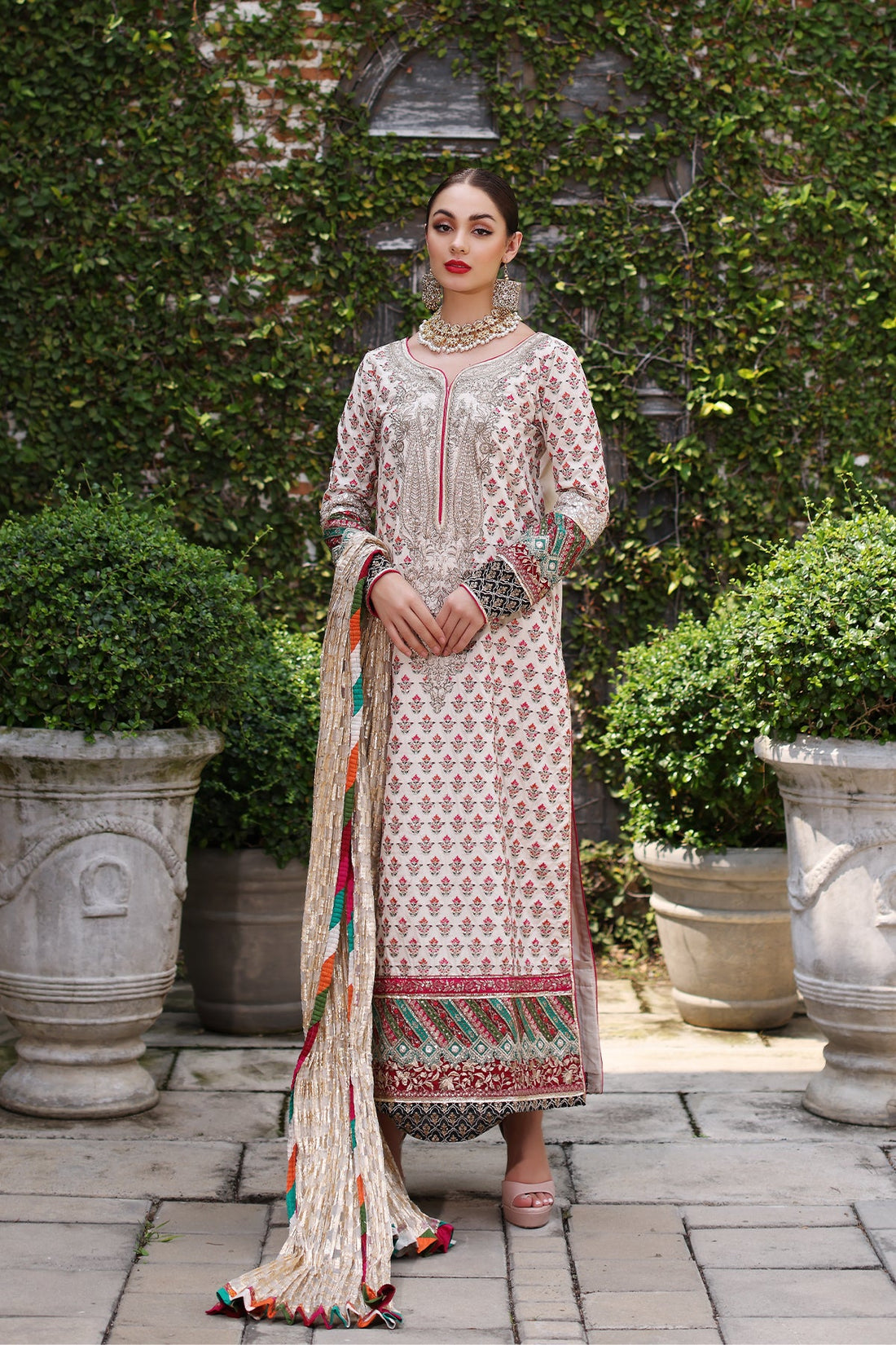Mina Kashif | Festive Lawn | Parsa - Khanumjan  Pakistani Clothes and Designer Dresses in UK, USA