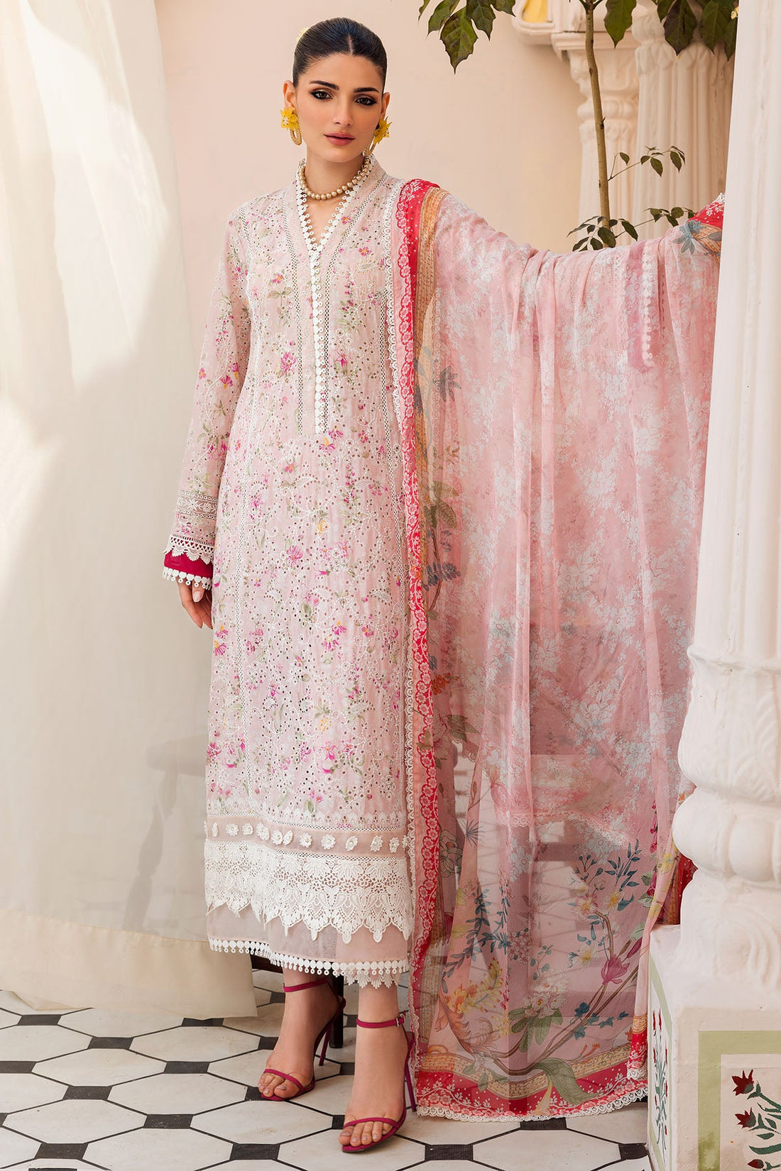Motifz | Amal Luxury Lawn | 4621 - Khanumjan  Pakistani Clothes and Designer Dresses in UK, USA